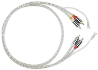 Pro-Ject Connect-it RCA-E 123cm Phonokabel NF Kabel mit Masseleitung für Plattenspieler 1,23m 