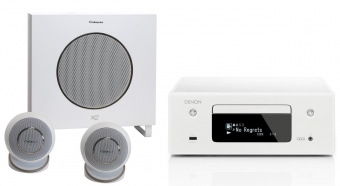 Denon & Cabasse Mini Hifi System Weiß 