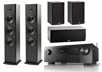 Polk & Denon 5.0 Heimkino Set AV Receiver inkl. Lautsprecher 