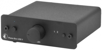 Pro Ject Phono Box USB V Phono Vorverstärker Schwarz 
