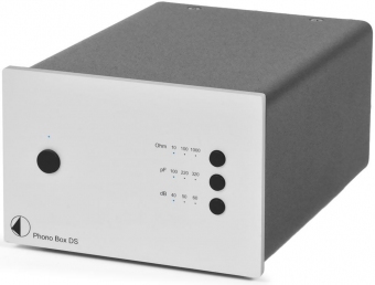 Pro-Ject Phono Box DS Phono-Vorverstärker Pre Amp (MM/MC) silber 