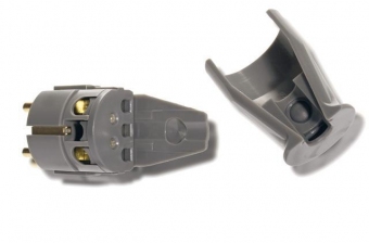 Supra Cables Stecker SW-EU, männlich 16-A-Schutzkontakt-Stecker, europäischer Standard 