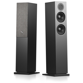 Audio Pro A48 Wireless Multiroom-Standlautsprecher Paar Schwarz