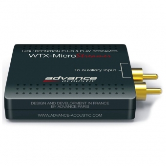 Advance Acoustic WTX MicroStream Mini Streamer / Spotify, Tidal, Qobuz, Tune-in / Wolfson WM8740 / App Steuerung 