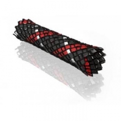 Viablue Geflechtschlauch Redline Medium Meterware 