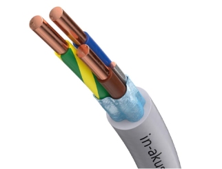 Inakustik High End Netzanschlussleitung für Gebäudeinstallation AC2503M Meterware 