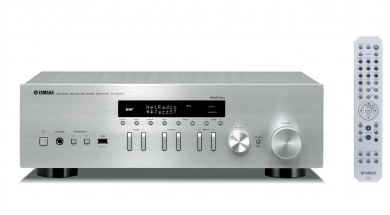 Yamaha MusicCast R-N402D Netzwerk Hifi Receiver Silber 