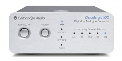 Cambridge Audio DacMagic 100 silber Digital Analog Wandler Converter 