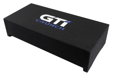 Crunch GTi200S 20cm Downfire-Subbox mit AluCone Woofer und Passivmembran 200 Watt RMS 