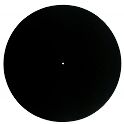 Media Seller® Plattenteller - Auflage Matte aus Zellkautschuk 