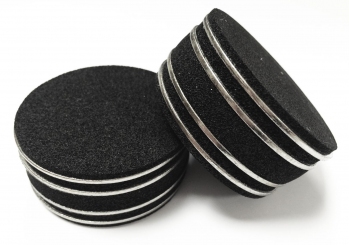 Media Seller® AB2 Resonanz Shock Absorber für Hifi, Lautsprecher und Subwoofer (4 Stück) Farbe: Chrom/Schwarz 