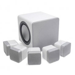 Cambridge Audio Minx 215 Heimkino 5.1 Lautsprecher SET inkl. Subwoofer weiss 