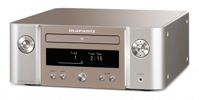 Marantz Melody X M-CR612 Silber/Gold Netzwerk Mini Anlage mit Heos, Airplay 2 und Amazon Alexa 