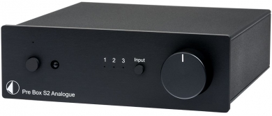 Pro-Ject Pre Box S2 Analogue Vorverstärker Schwarz 