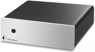 Pro-Ject Phono Box S MM und MC Abschlusskapazität und Abschlusswiderstand einstellbar silber 