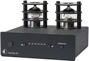 Pro-Ject Tube Box S2 Schwarz High End Röhren Phono-Vorverstärker 