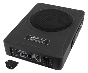 ESX Q208A Aktiver 300W Untersitz Subwoofer 