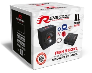 RENEGADE Basspack I Endstufe + Subwoofer 