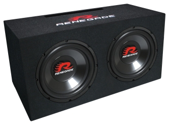 Renegade 2 x 25 cm Dual-Bassreflex Subwoofer 