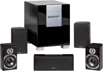 Quadral Chromium Style Surround SET 5.1 A/V-Laustsprechersystem mit Subwoofer 