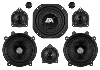 Plug & Play Lautsprecher Sound Upgrade Set für Tesla Model 3 und Model Y 