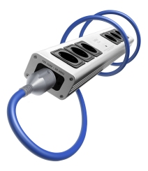 IsoTek V5 Sirius 6-Fach Netzfilter für HIFI und AV Systeme mit Premier 3,0 M C19 Anschlusskabel 