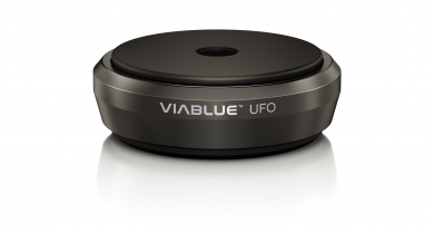Viablue UFO XL Absorber Schwarz Set 4 Stück 